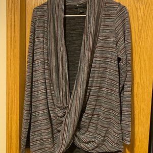 AB Studio Large twisted sweater top